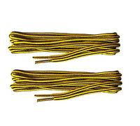 Grafters 2 Pairs 140CM Strong Work/Hiking/DR Martens Boot Laces (Yellow/Brown)