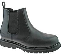 Grafters 539 Mens Safety Chelsea Boots In Black, Size: 9