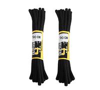 Grafters 90 CM Black Round Strong Durable Work Hiking Boot Shoe Laces (X2 Pairs)