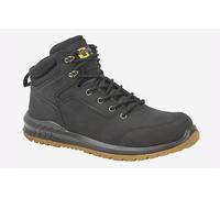 Grafters M513A-38 Safety Boots Dual Density Sole Steel Toe Cap (UK 5, Black)