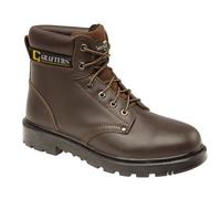 Grafters Apprentice 6 Eye Safety Boots Mens UK 7 Brown