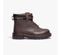 Grafters Mens Apprentice 6 Eye Safety Toe Cap Boots (10 UK) (Brown)