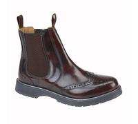 GRAFTERS Brogue Capped Chelsea Boot M281BT, M281BD Burgundy, Tan UK size 6 to 14