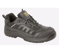 Grafters Cullman Leather Safety Shoe Men's | Safety Footwear | Black | UK Size 5