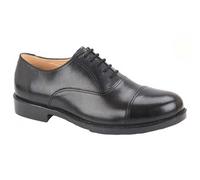 Grafters DUSTIN Mens Leather Oxford Cadet Shoes Black - UK 5