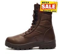 Grafters G-FORCE M668 Unisex Leather Uniform Military Combat Boots Black Brown B