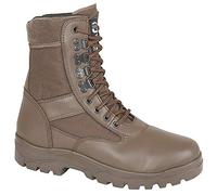 Grafters G-FORCE Unisex Non-Safety Combat Boots Brown