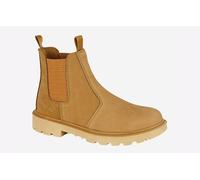 GRAFTERS Safety Chelsea Dealer Boots , Honey Nubuck, 5 UK