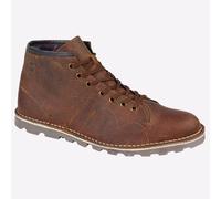 Grafters Holbourne Heritage Mens Casual Fashion Classic Ankle Lace Boots Brown