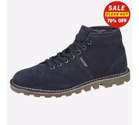 Grafters Holbourne Heritage Mens Casual Fashion Classic Ankle Lace Boots Navy