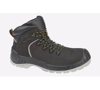 Grafters Indianna Leather Safety Boots Mens - Black - Size UK 12
