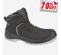 Grafters M314A Mens Composite Toe Safety Ankle Boots Black