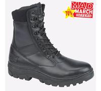 Grafters Kesterel Maverick Mens Leather Outdoor Combat Ankle Boots Black