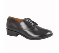 Grafters Womens Leather Uniform Shoes Black - UK 9