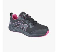 Grafters L383A Womens Safety Trainers Black/Hot Pink - UK 3