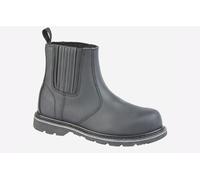 Grafters M763A Mens Leather Safety Boots Black