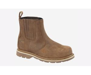 Grafters Longrood Safety Dealer Boots Men's | Safety Boots | Dark Brown | UK Size 11