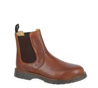 Grafters M 186 Elasticated Side Gusset Pull On Leather Chelsea Boots