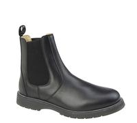 Grafters M 186 Elasticated Side Gusset Pull On Leather Chelsea Boots