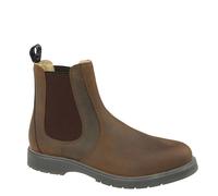 Grafters M 186 Elasticated Side Gusset Pull On Leather Chelsea Boots