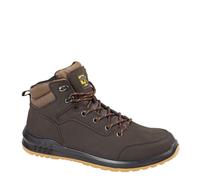 Grafters M 513 Lace Up Leather Steel Toe Cap Safety Ankle Boots