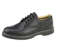 Grafters Mens Leather Shoes M181A Black UK 6