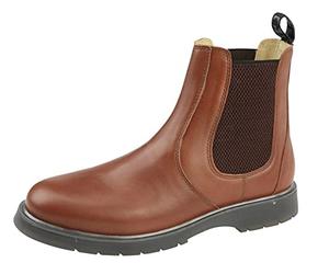 Grafters M186BT Unisex Gusset Chelsea Boots Tan