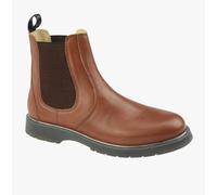 Grafters M186BT Unisex Gusset Chelsea Boots Tan - UK 3