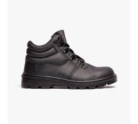 Grafters M240A Unisex Leather Safety Boots Black - UK 12