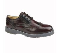 Grafters M282BD Men's Burgundy Hi-Shine Leather Wingtip Brogue Shoes UK 6-14
