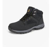 Grafters M292A Mens Nubuck Safety Ankle Boots Black - Uk-Size-12 Black