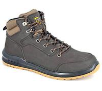 Grafters, M513 Men's Nubuck Leather Steel Toe Cap Safety Ankle Boot 6 to 13
