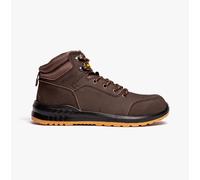 Grafters M513B Unisex Safety Boots Brown - UK 7