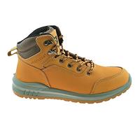 Grafters M513N Unisex Nubuck Steel Toe Boots Honey