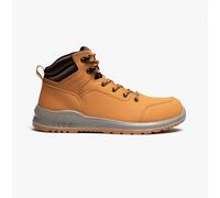 Grafters M513N Unisex Nubuck Steel Toe Boots Honey - UK 12