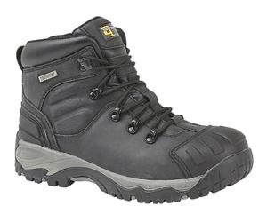 GRAFTERS M514 Men's Full Grain Buffalo Leather Safety Hiker Type Boots