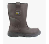 Grafters M560B Mens Leather Rigger Safety Boots Brown