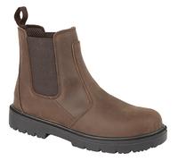 Grafters M9568B Safety Dealer Boot Safety Toe Cap & Steel Midsole Ankle Boots