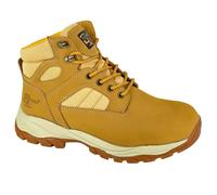 Grafters Men's Action Nubuck Safety Boots in Pale Orange | Size: 12 Grafters Pale Orange 12
