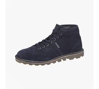 Grafters B430 Unisex Adults Suede Leather Lace-Up Comfort Blue Monkey Boots