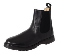 Grafters M186A Unisex Leather Gusset Chelsea Boots Black