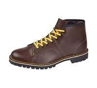 Grafters UNISEX Original Leather Monkey Boots Wine