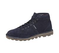 Grafters Mens Original Coated Leather Retro Monkey Boots