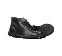 Grafters Mens ORIGINAL MONKEY BOOTS Black Leather 4-12 - UK Mens 8 / EU 42