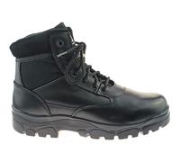 Grafters Men's Sherman Thinsulate Lined 7 Eye Combat Boots in Black | Size: 4 Grafters Black 4