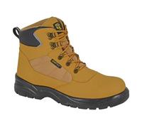Grafters Mens Waterproof Nubuck Safety Boots Honey (12 Uk)