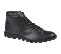 Grafters Mens/Womens Leather Classic Monkey Boots Mens Monkey Boots Ladies Black