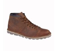 Grafters Holbourne Heritage Mens Casual Fashion Classic Ankle Lace Boots Brown