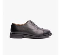 Grafters Oxford Shoes Morgan XM620A - Unisex Leather - Black - UK 7