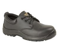 Grafters Non-Metal Composite Safety Mens Shoes Black Size 10 UK